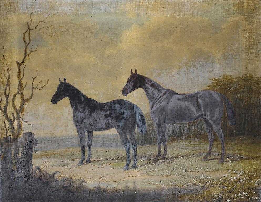 Appraisal: EDWARD BROWN OF COVENTRY - A CHESTNUT STALLION AND A