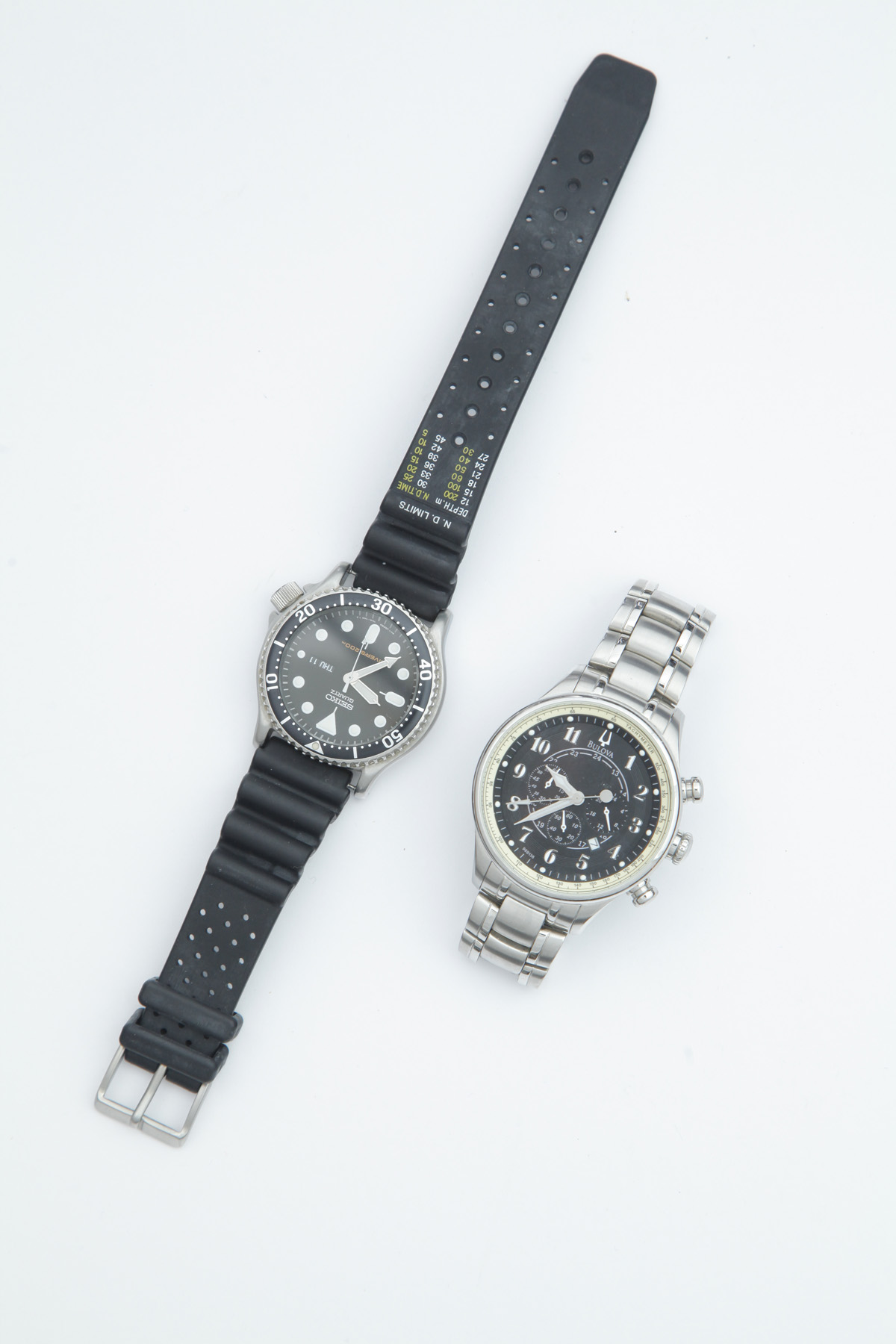 Appraisal: BULOVA AND SEIKO WRIST WATCH American and Japanese th century