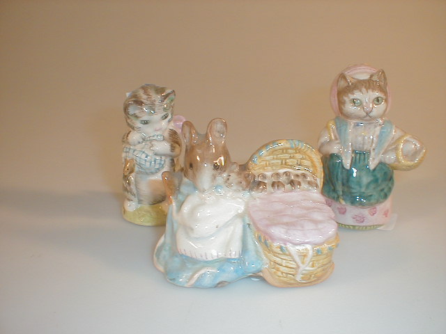 Appraisal: Beswick Beatrix Potter Miss Moppet Hunca Munca Cousin Ribby all