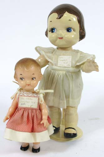 Appraisal: TWO CAMPBELL KID COLLECTIBLE DOLLS One is all composition jointed