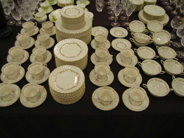 Appraisal: Pc Syracuse Baroque China Service for with extras little signs