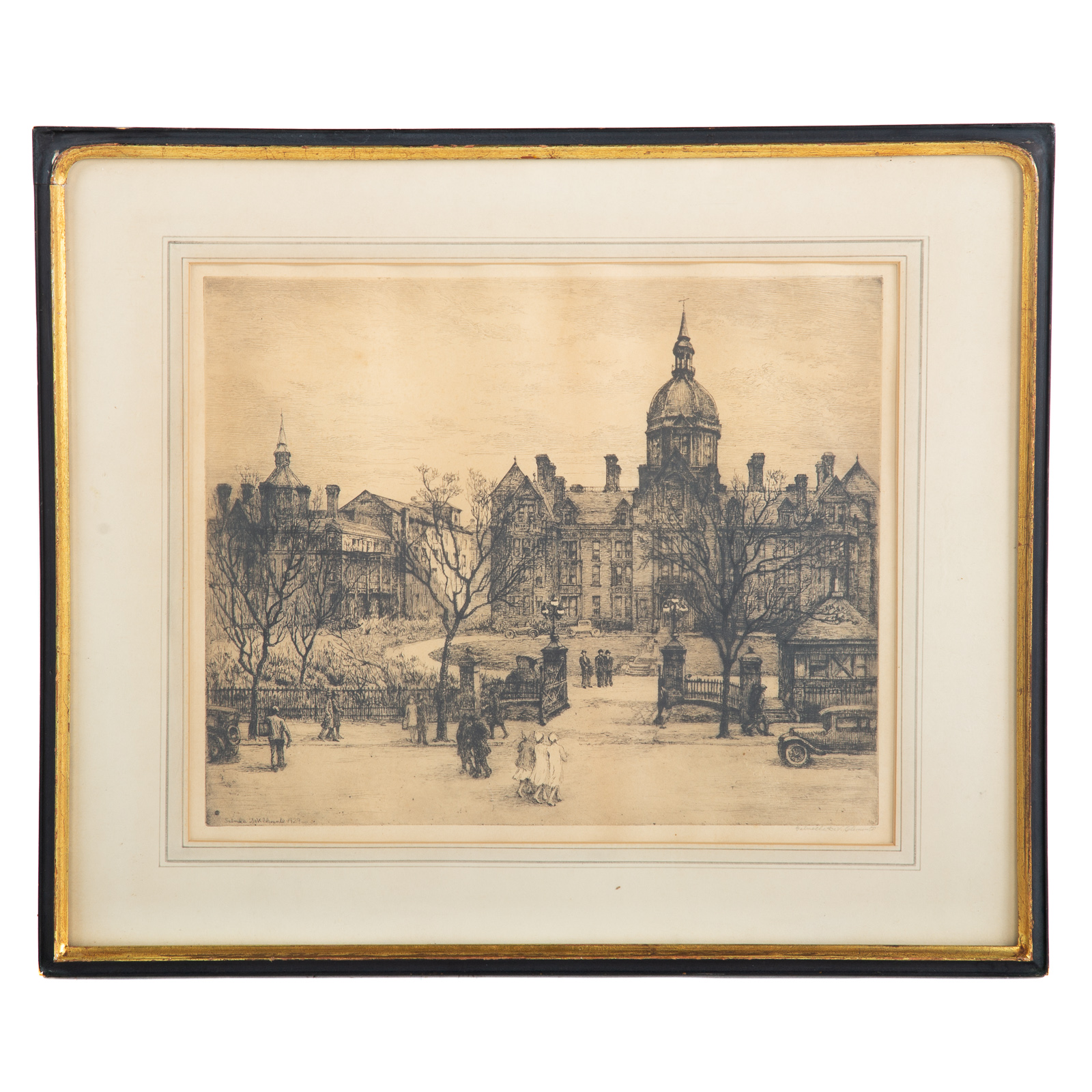 Appraisal: GABRIELLE DEVAUX CLEMENTS JOHNS HOPKINS HOSPITAL American - Etching pencil