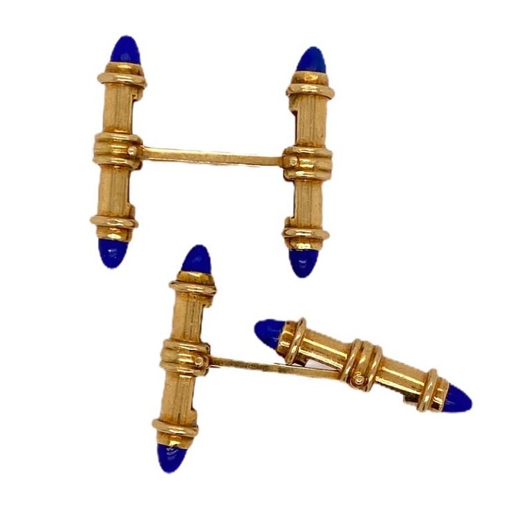 Appraisal: Deakin Francis Deakin Francis Lapis Cufflinks Deakin Francis Deakin Francis