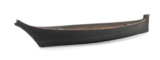 Appraisal: Sale Lot A Nuu-chah-nulth Model Canoe Length x width inches