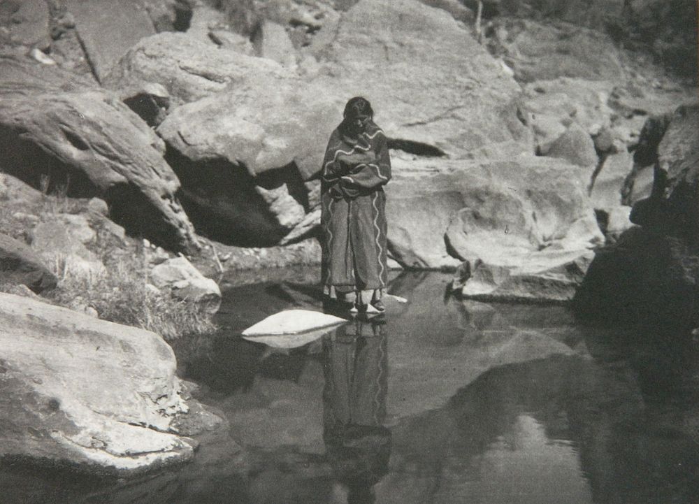 Appraisal: Edward Curtis photogravure Edward Curtis American - - Nature's Mirror