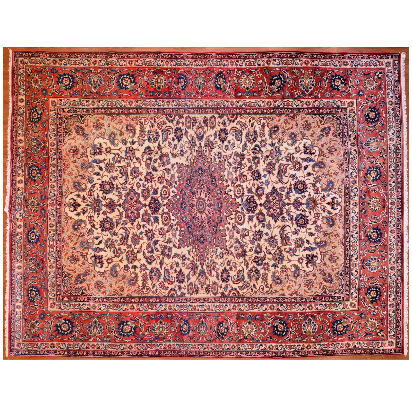 Appraisal: ISFAHAN CARPET PERSIA X Third quarter- th century hand-knotted wool