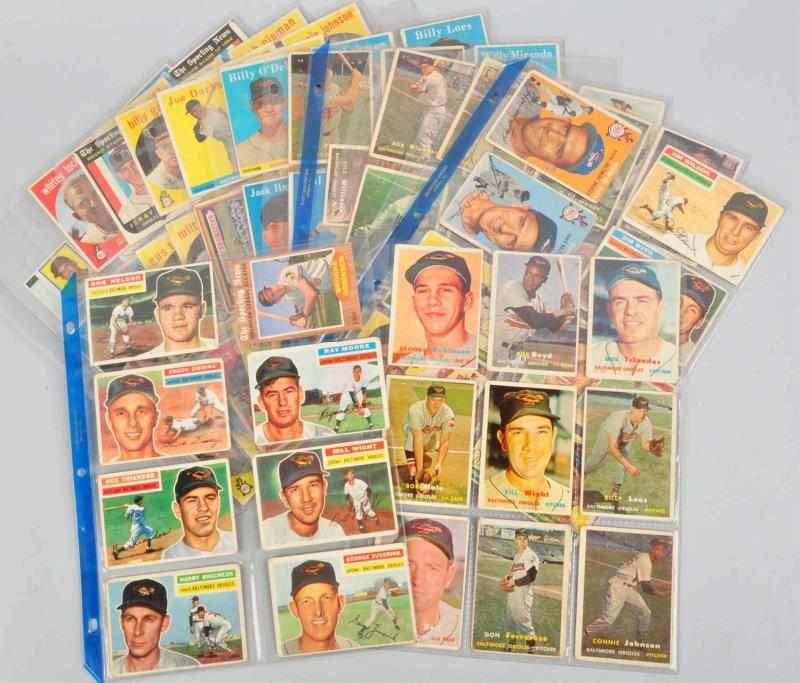 Appraisal: Group Lot of Baltimore Orioles Baseball Cards Description Includes Brooks