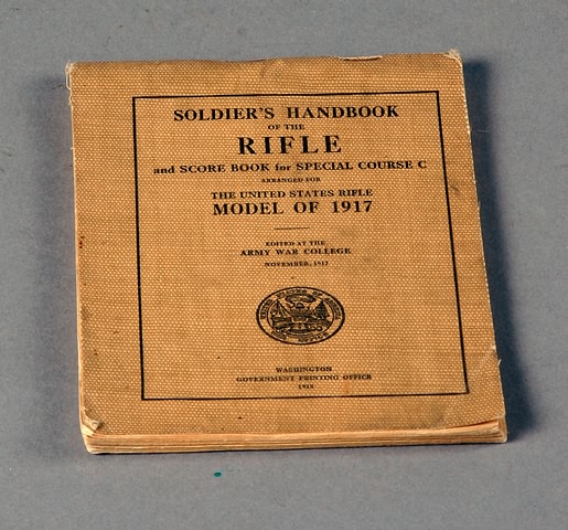 Appraisal: Original M Rifle Handbook dated November