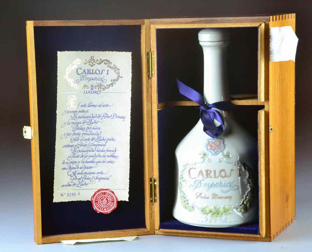 Appraisal: Lladro Porcelain Brandy Bottle - Imperial ReserveBeautiful custom Lladro decanter