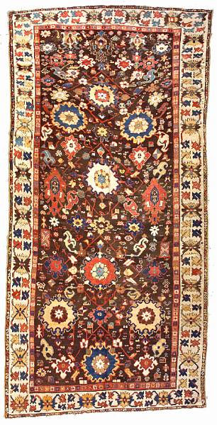 Appraisal: A Karabagh carpet Caucasus late th century size approximately ft