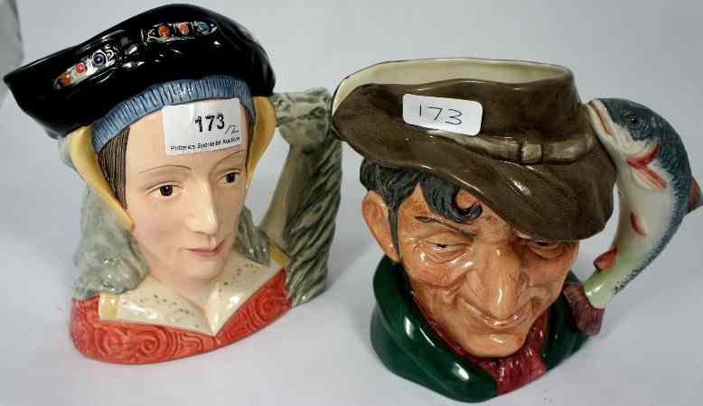 Appraisal: Royal Doulton Character Jugs Ann of Cleeves D and The