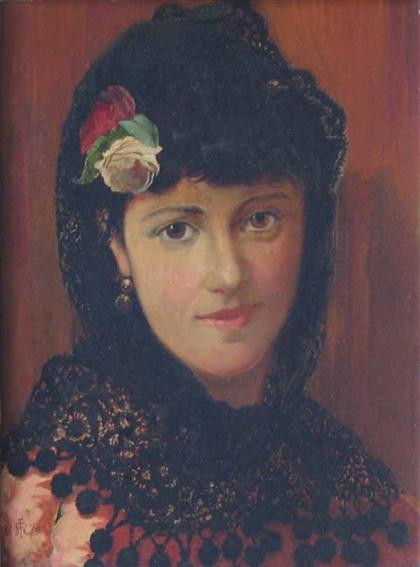 Appraisal: FOLLOWER OF SIR JOHN EVERETT MILLAIS british - A SPANISH