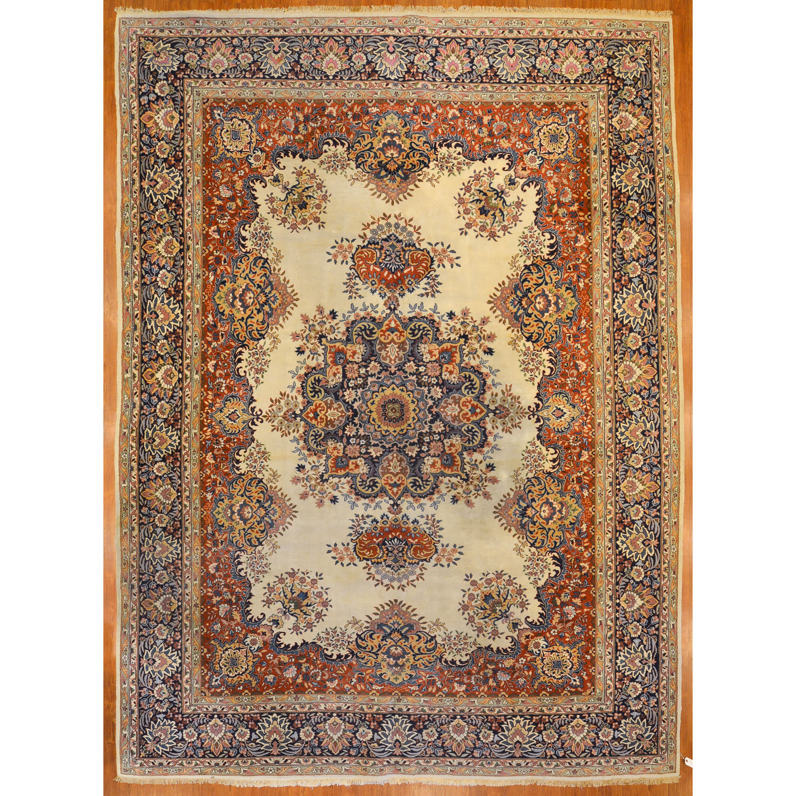 Appraisal: HEREKE RUG TURKEY X Fourth quarter- th century hand-knotted wool