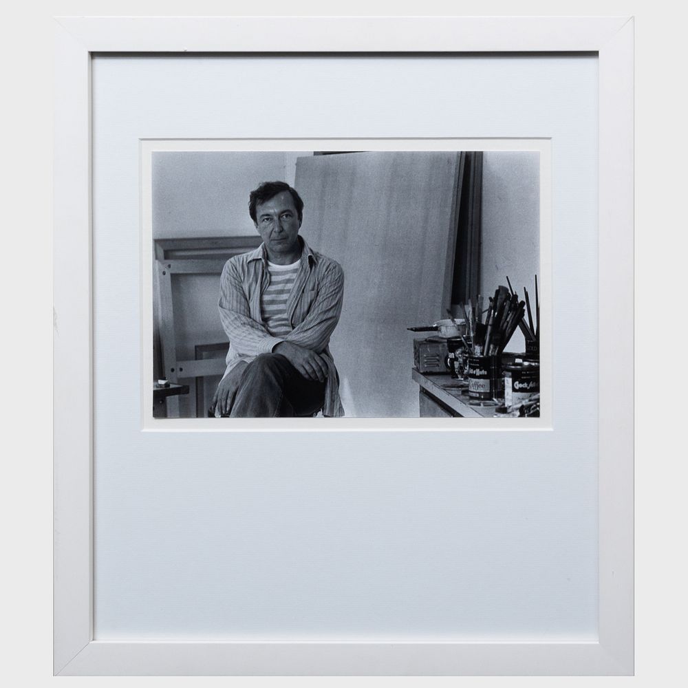 Appraisal: Judy Tompkins - Jasper Johns Gelatin silver print signed and