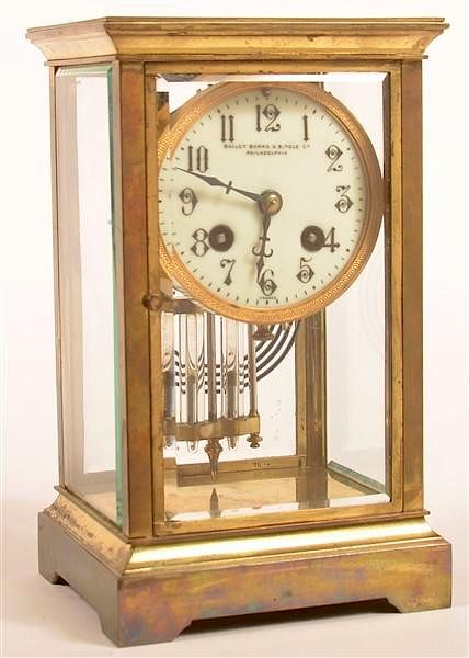 Appraisal: French Crystal Regulator Brass Carriage Clock French Crystal Regulator Brass