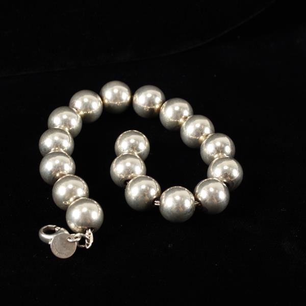 Appraisal: Tiffany Co Sterling Silver Ball Bracelet