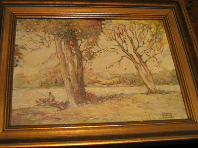 Appraisal: VIRGINIA MOBERLY SCHLUETER AMERICAN INDIAN SUMMER oil on artist board