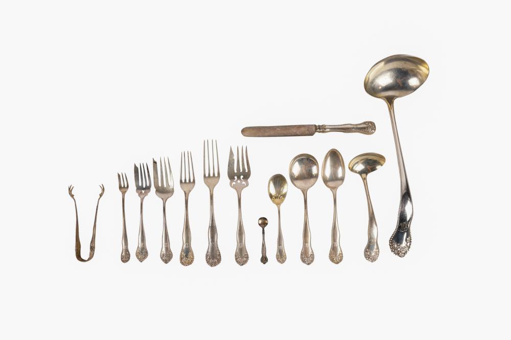 Appraisal: AMERICAN STERLING FLATWARE SERVICEmark of Gorham Silver comprising hollow handle