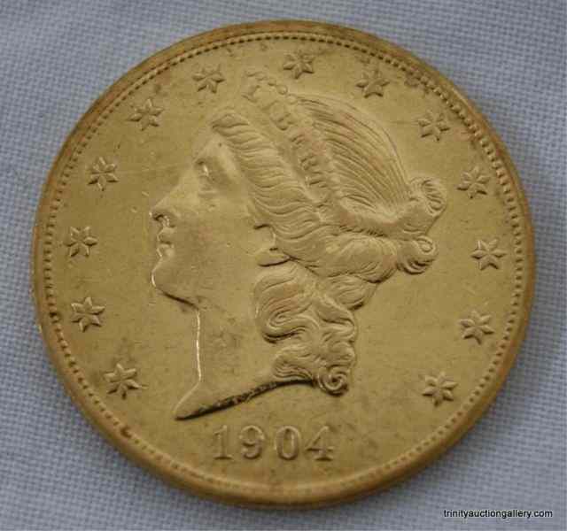 Appraisal: Gold Liberty Dollar Double Eagle CoinThis is a very nice