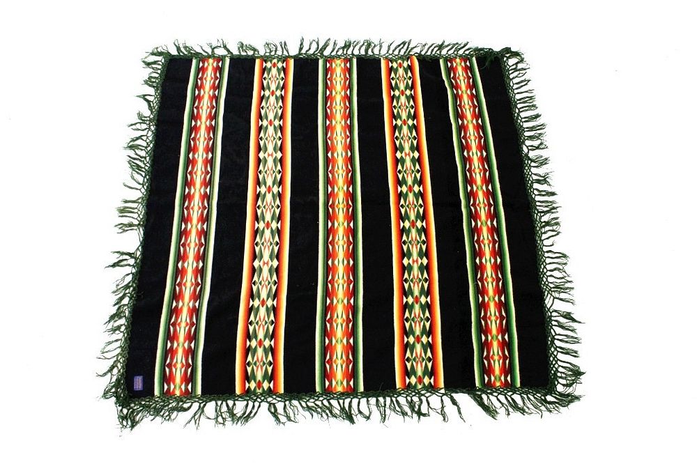 Appraisal: Early Pendleton Beaver State Wool Trade Blanket Included in this