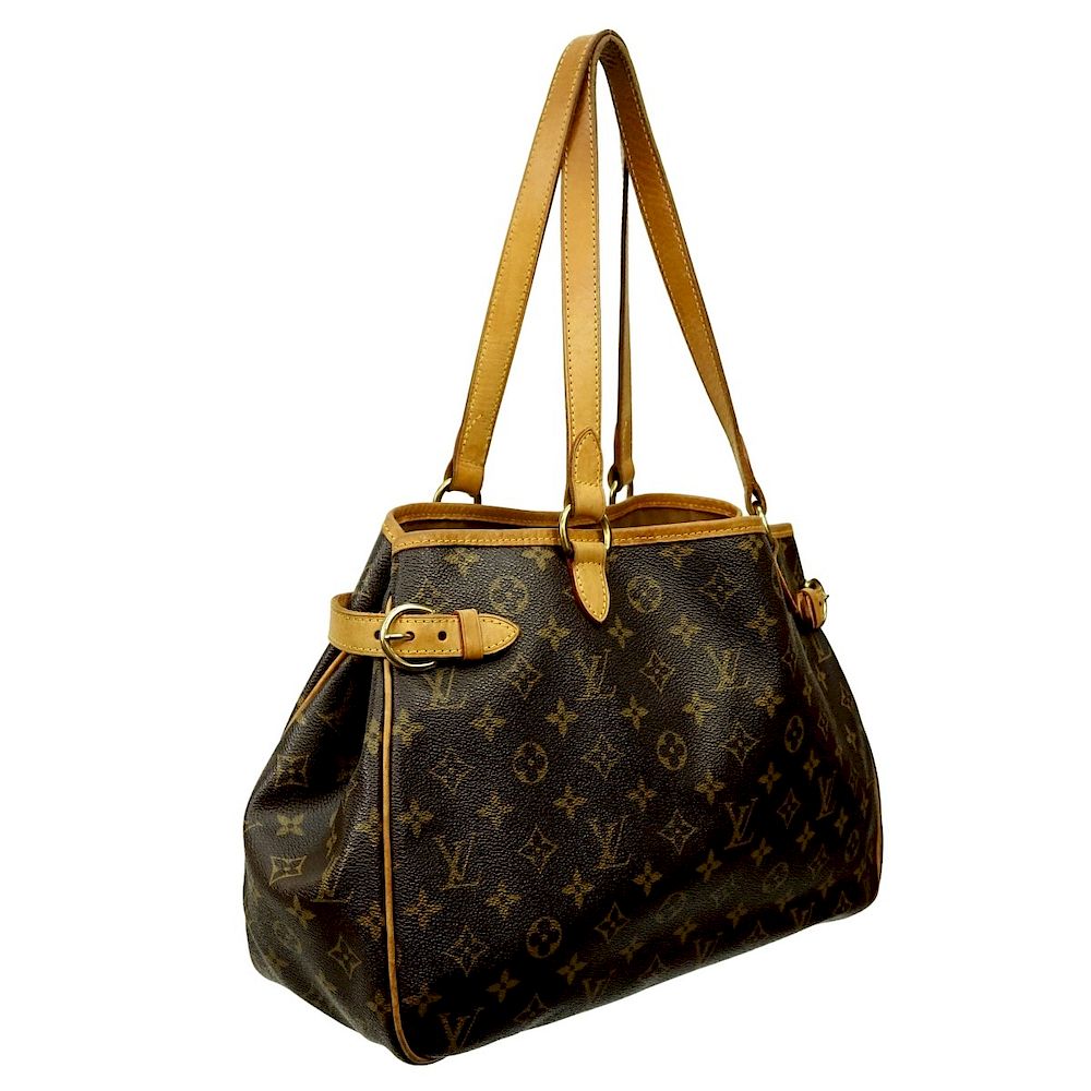 Appraisal: Louis Vuitton Brown Monogram Batignolles Horizonta Louis Vuitton Brown Monogram