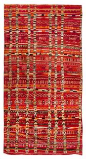 Appraisal: An Afghan Wool Rug feet inch x feet inches An