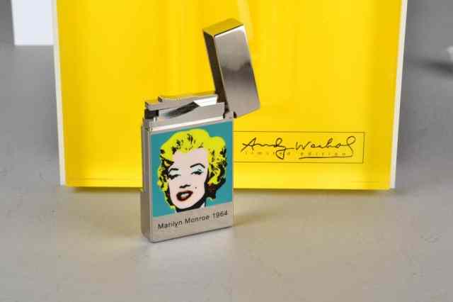 Appraisal: S T DUPONT LIGHTER - MONROE BY WARHOLRare Andy Warhol