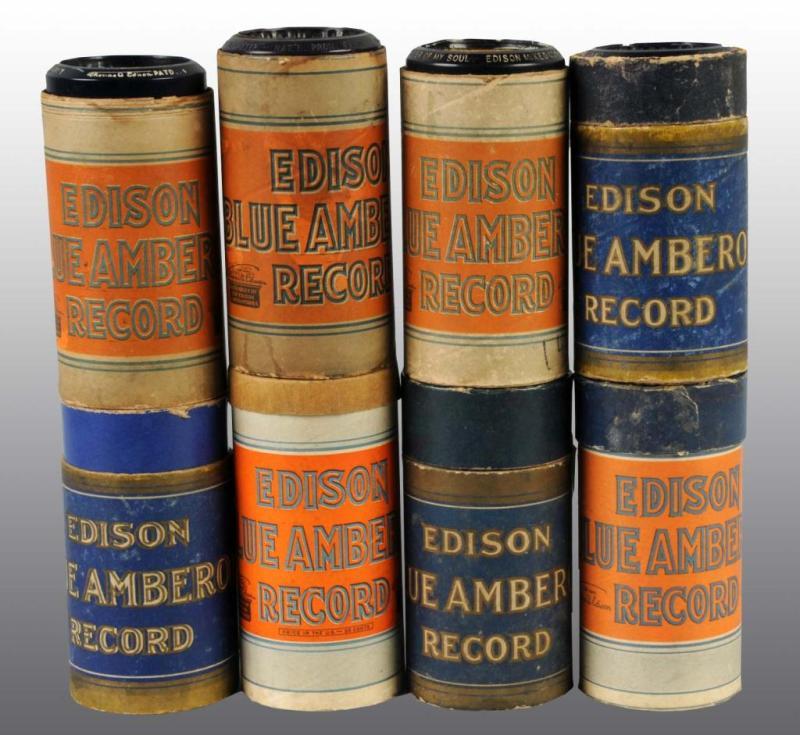 Appraisal: Lot of Blue Amberol Edison Records Description Some not in