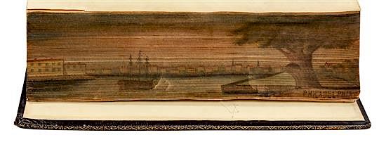 Appraisal: FORE-EDGE PAINTING MERLE D'AUBIGN Jean-Henri - History of the Reformation