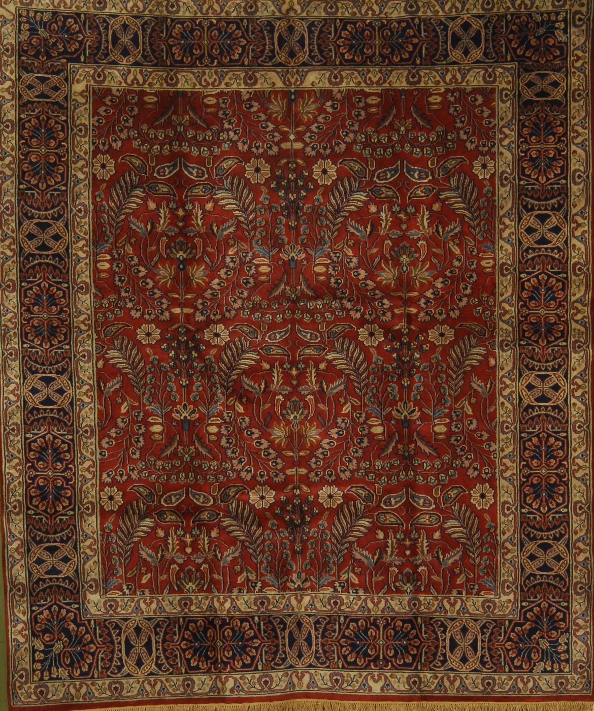 Appraisal: ORIENTAL RUG SAROUK DESIGN ' x ' Traditional flowering branches