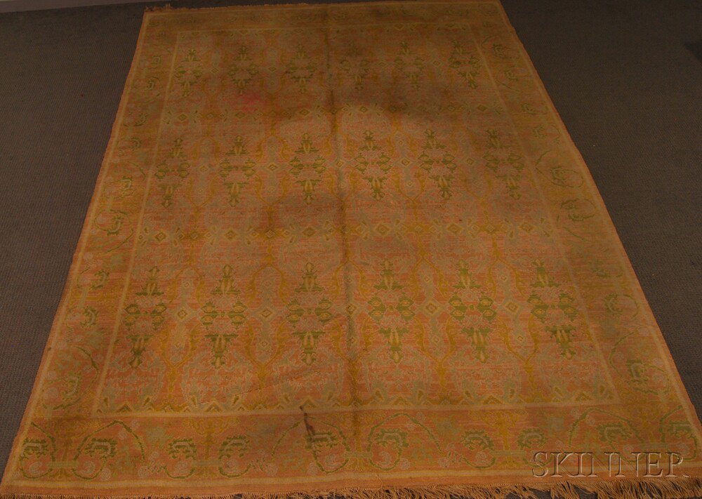 Appraisal: Spanish Carpet Southwest Europe th century small areas of staining