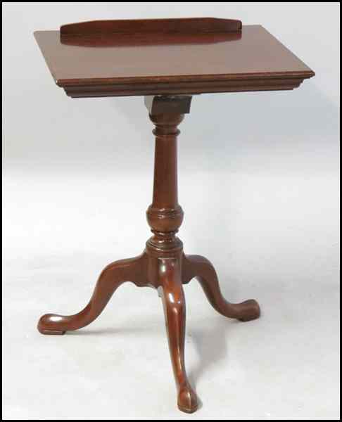 Appraisal: ENGLISH MAHOGANY MUSIC STAND H '' W '' D ''