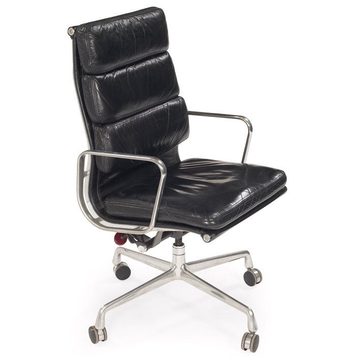 Appraisal: Charles and Ray Eames Soft Pad Executive chair by Herman