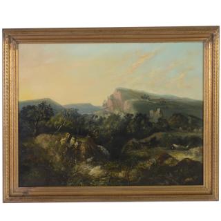 Appraisal: Thomas Hill painting Thomas Hill painting Thomas Hill American -