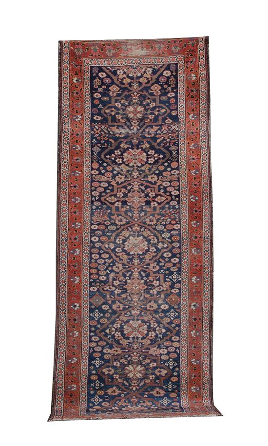 Appraisal: Persian Hamadan runner circa ' x ' Provenance Georgia collection