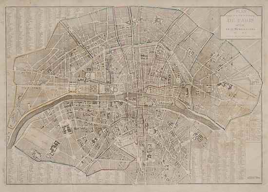 Appraisal: Jean Pierre Plan Routier de la Ville et Fauborg de