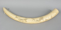 Appraisal: An Exquisitely Carved Ivory Tusk Japanese Meiji Period Rare Japanese