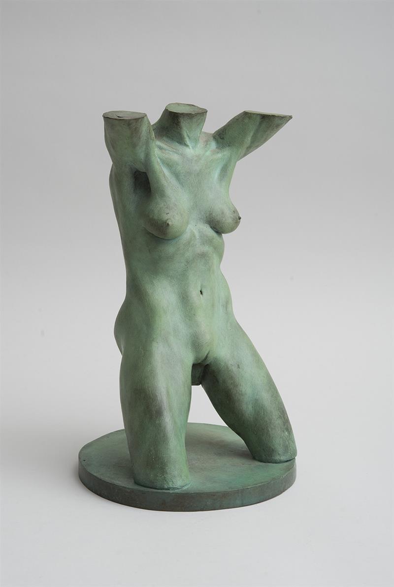 Appraisal: ROBERT GRAHAM - TORSO Bronze with green patina signed 'R