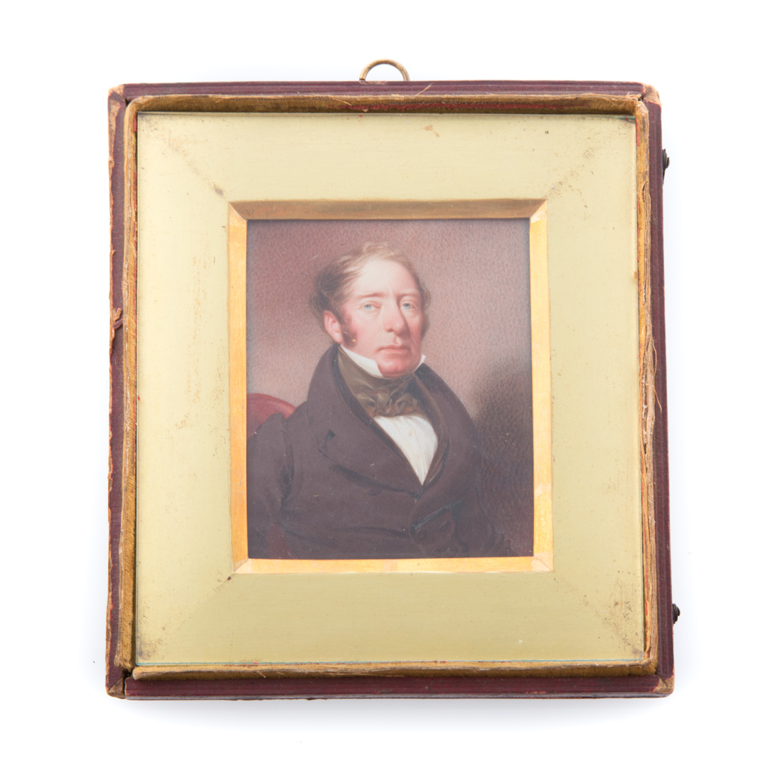 Appraisal: Thomas Seir Cummings Portrait miniature American - Portrait of a