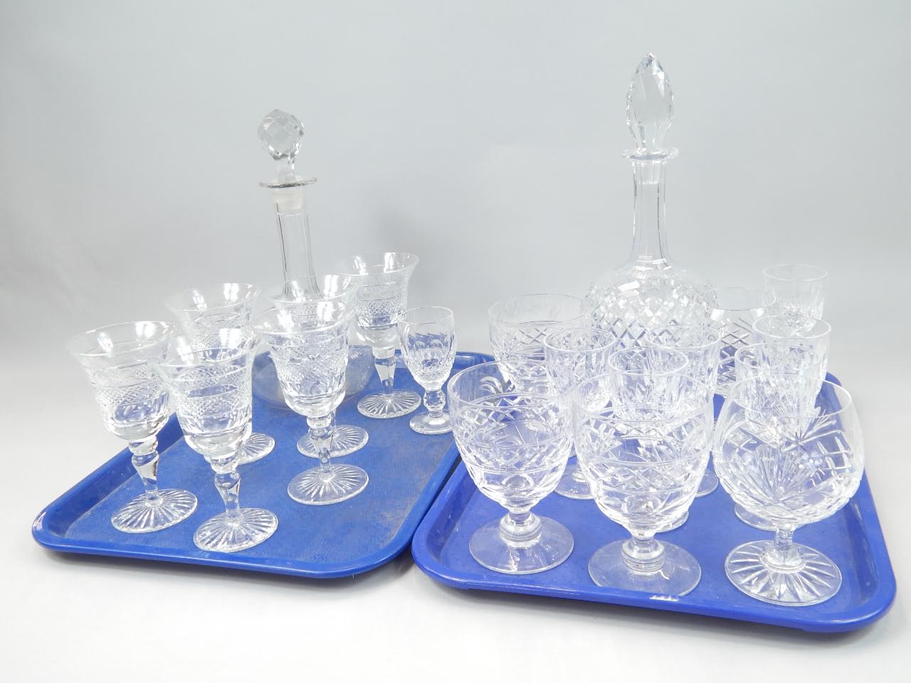 Appraisal: A quantity of cut glass to include a decanter various