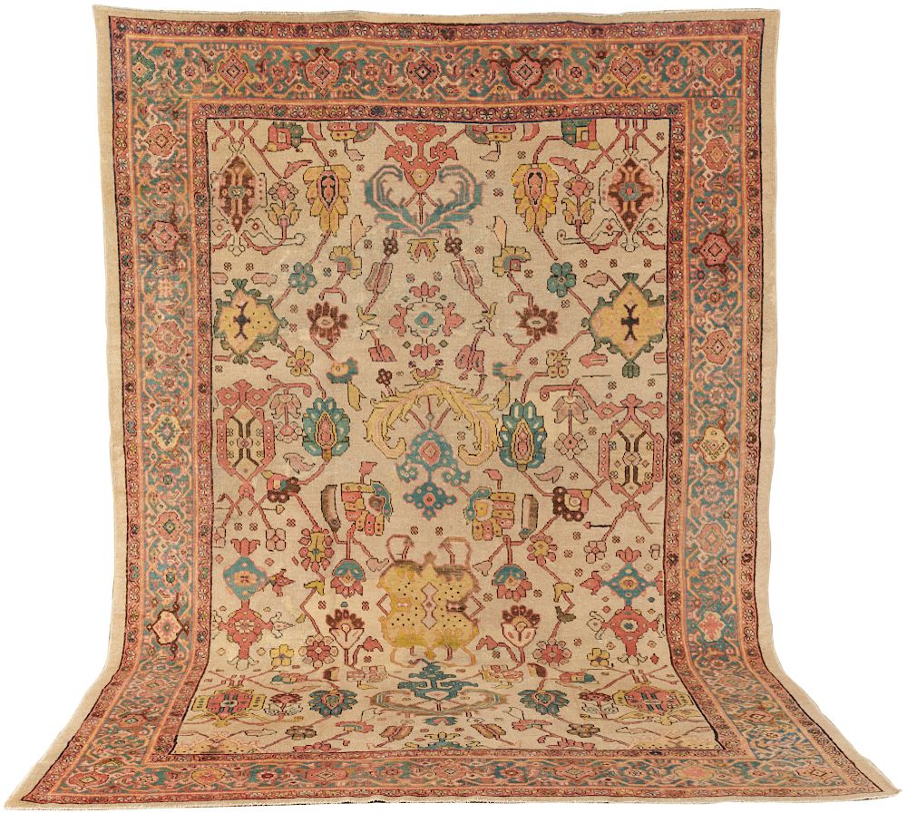 Appraisal: Sultanabad Carpet Persia ca ft in x ft in Sultanabad