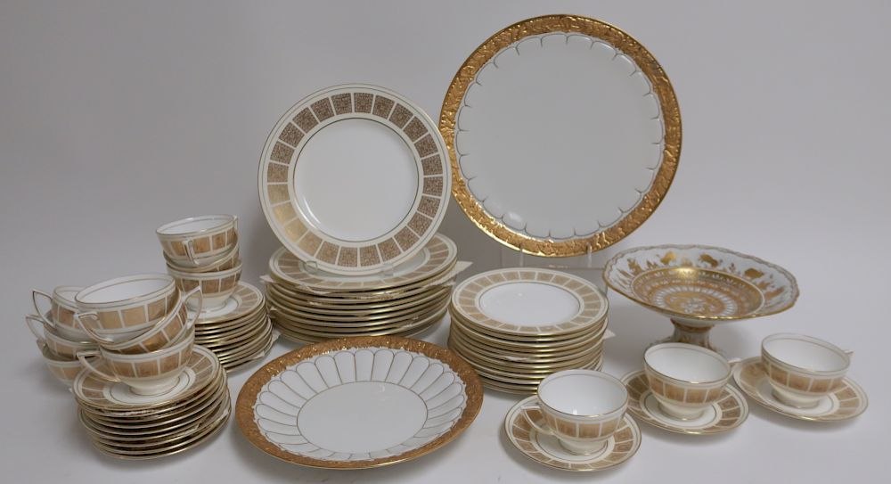 Appraisal: Minton Porcelain Service for Also includes Meissen service plates and