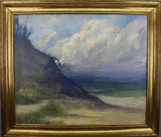 Appraisal: South Bend Indiana Dunes w Bathers Early th C American