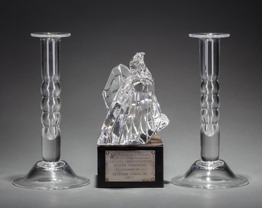 Appraisal: Steuben Glass American Eagle designed by Donald Pollard in base