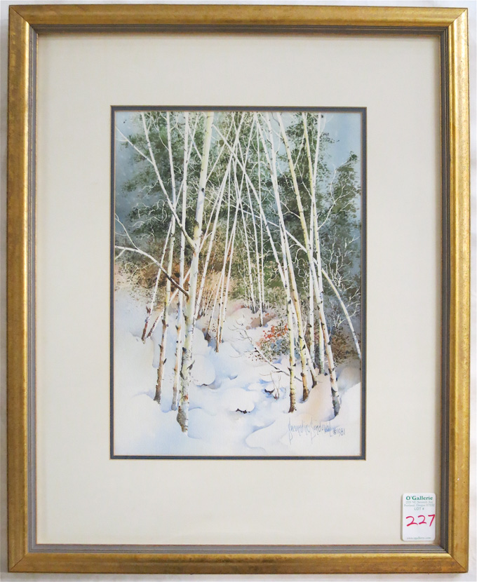 Appraisal: SECUNDINO SANDOVAL WATERCOLOR ON PAPER New Mexico th century Birch