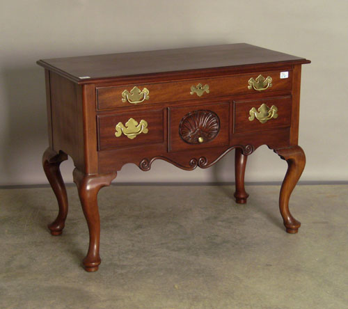 Appraisal: Henkel Harris mahogany lowboy h w