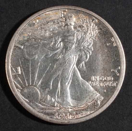 Appraisal: United States walking Liberty type silver half dollar -S mint