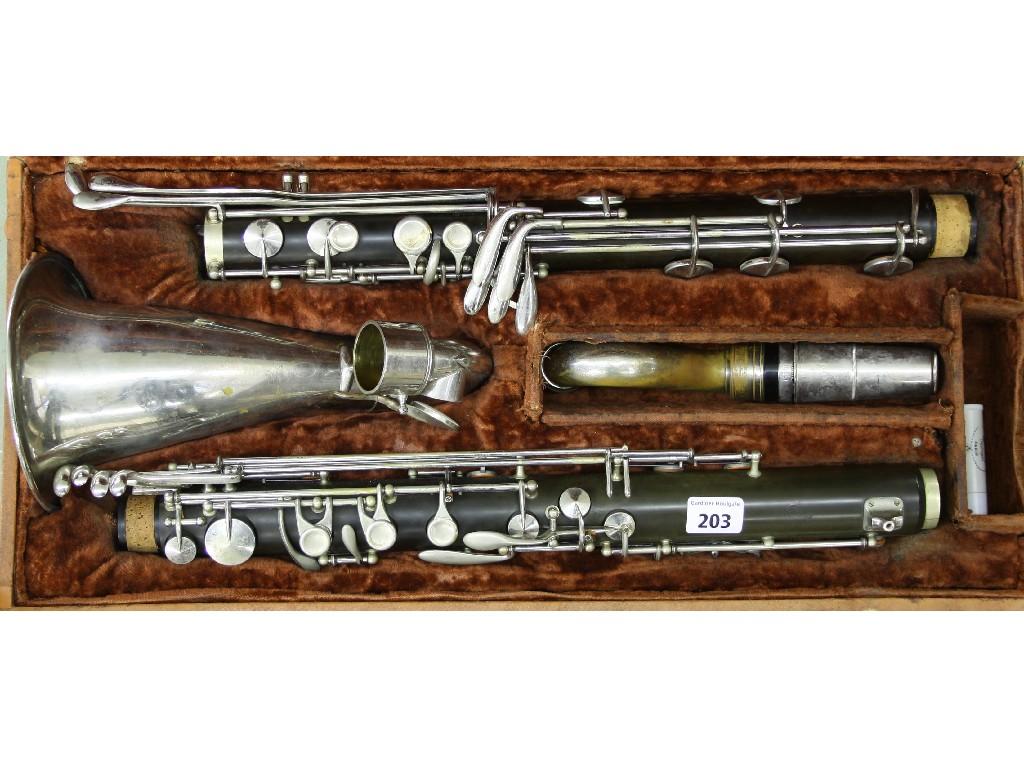 Appraisal: The Pedler bass clarinet by Elkhart no E