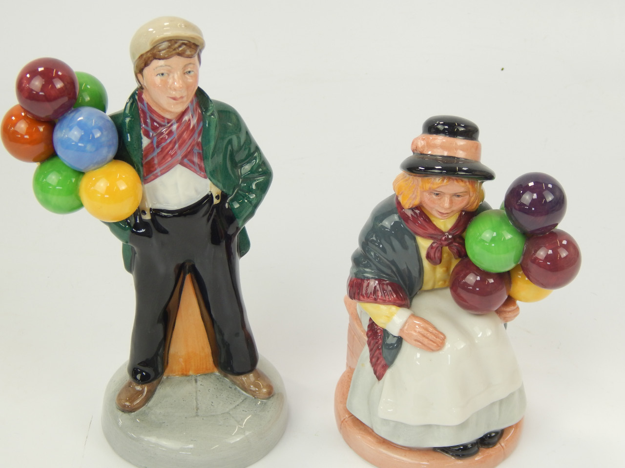 Appraisal: Two Royal Doulton figures comprising Balloon Boy HN and Balloon