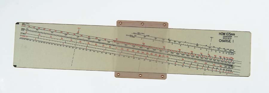 Appraisal: U S ARMY ELEVATION AND DEFLECTION CHARTS FOR HOWITZER Four